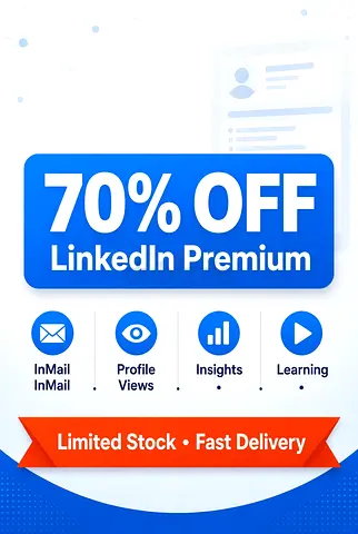 LinkedIn Premium Codes – 70% Off | InMail + Profile Views | Limited Stock Today