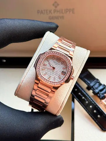 Rose gold patek Phillippe ladies watch