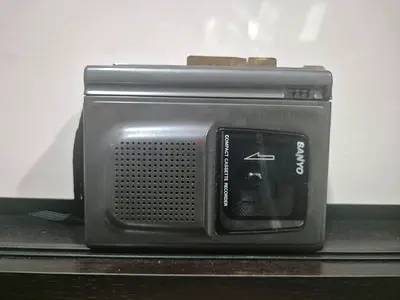 Sanyo Portable Compact Cassette Recorder - Working Condition