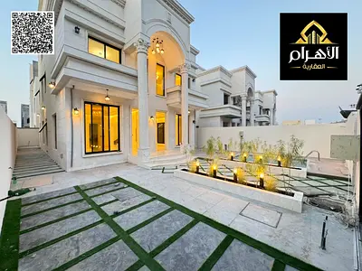 Classic villa in Al-Haliyo, 2 floors and a roof with a swimming pool - registration and ownership f
