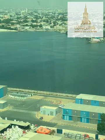 For rent: a one-bedroom apartment with a living room and a sea view in Al Orient Towers, Ajman