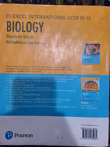 Edexcel International GCSE (9-1) Biology Student Book - Pearson