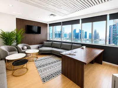 Burj Khalifa and Canal view | Fully Furnished | Premium separate Office