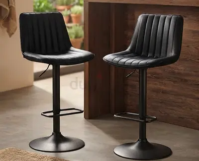 Black Bar Chair/stool - height adjustable