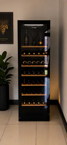 Vestfrost brand wine🍷fridge dual temperature black color new model