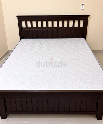 Large Solid Wooden Bed for Sale – 188 × 210 cm