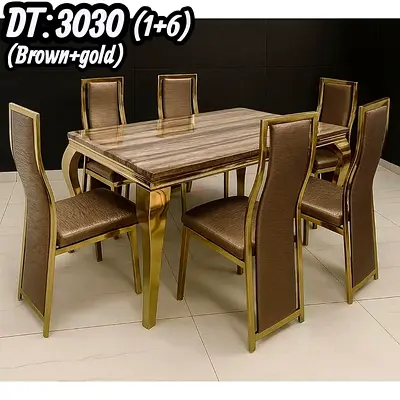 Brand new Top High Quality Dinning Table with 6 Chairs Available