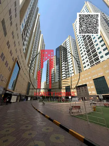 HOT OFFER ON FURNISHED STUDIO AJMAN PEARL TOWERS WITH COVERED PARKING , READY TO MOVE STUDIO WITH THE YEARLY RENTAL 22,000/- WITH 4 CHEQUES
