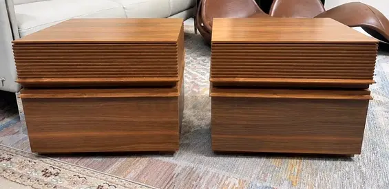 West elm side tables 55x50cm Height 47 cm