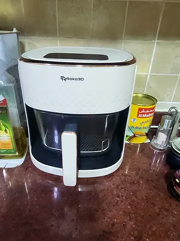 Compact Air Fryer - 3L Basket, White