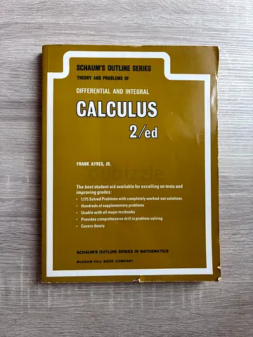 Schaum's Outline of Theory and Problems of Differential and Integral Calculus (2nd Edition)