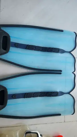 Snorkeling set (fins, mask, snorkel) in perfect condition