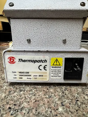 Thermopatch HS/AC-230 Heat Sealer / Thermo Equipment (used)