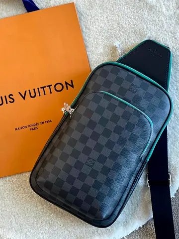 Louis Vuitton Avenue Sling Bag Damier Graphite Black