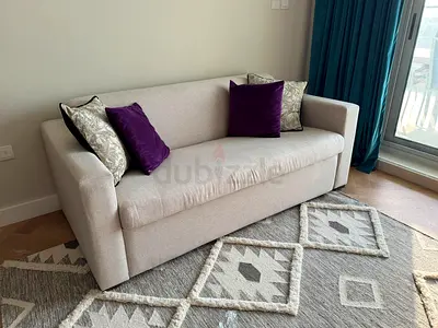Italian comodo two seater sofa bed with mattress