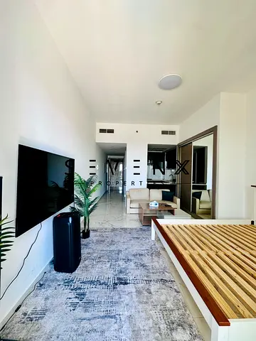 Pool View Studio | Furnished | Balcony | Golden Dream Tower 1 JVC