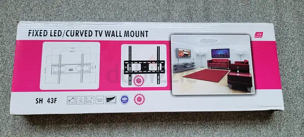 Universal TV Wall Mount Bracket (23"–65", up to 45kg, VESA 400x400) - New in Box