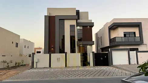 Villa for Sale in Al Zahia | Street & Alley | 5 Master Bedrooms | Private Pool | Electricity, Water