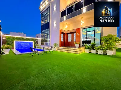 فرصه سكن مميزه باسلوب راقي | 6 غرف نوم ماستر | طابقين وروف | مسبح | شامل الكهرباء والمياه والمكيفات والأجهزة