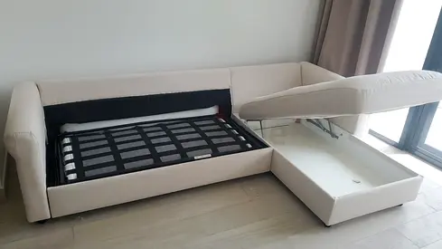 Ikea Gronlid L Shape Sofa bed with mattress