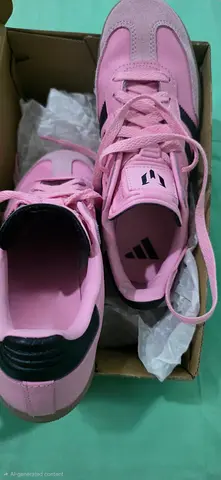 Pink Adidas Messi Samba - Size 5 (36 EUR size), Like new