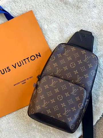 Louis Vuitton Avenue Sling Bag Brown Monogram