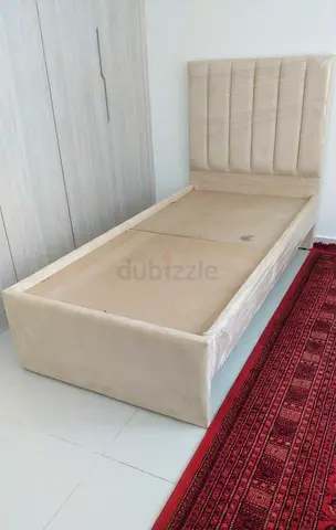 Brand New Single Bed Beige Colour