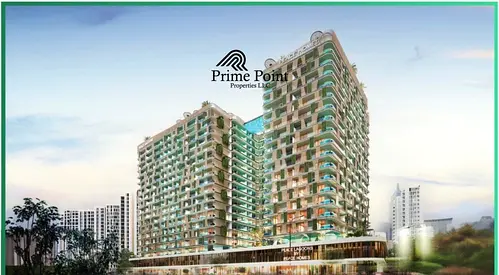 Furnished 1 BHK with pool & study room | 1 % monthly payment plan | Lagoon views