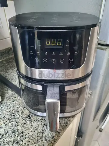 Used Digital Air Fryer - Stainless Steel, Basket Style (Good Working Condition)