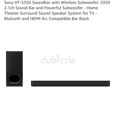 Sony HT-S350 2.1ch Soundbar with Wireless Subwoofer