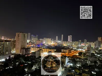 صفقة استغاثة أرخص سعر بالتقسيط استوديو مع شرفة مطلة بالكامل على المدينة مع موقف سيارات وأثاث للبيع في موقع متميز في برج أورينت