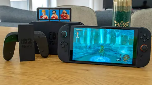Nintendo Switch 2 like new with 3 games