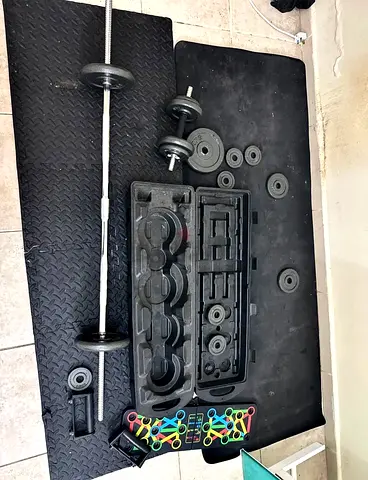 Dumbbell set 50 Kg steel full new