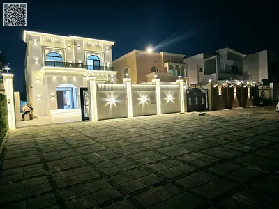 Villa for sale in Al Muwaihat 1 area, consisting of 5 master bedrooms, fully maintained, stone villa.
