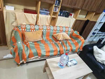 2 sofas for sale from IKEAكنب للبيع من ايكيا