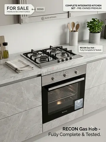 Blomberg 65L Oven + 4 Burner Gas Stove | Stainless Steel | Free Delivery