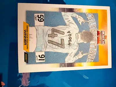 Match Attax Celebrations Football Trading Card - Phil Foden #47 (Winner Card)