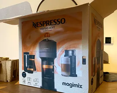 Nespresso Vertuo Next coffee machine (Magimix) in original box - lightly used