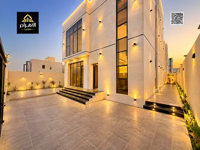 فيلا كورنر طابقين وروف مع حوش كبير موقع ممتاز شامل رسوم التسجيل والتملك تملك حر لجميع الجنسيات قريب مخرج دبي