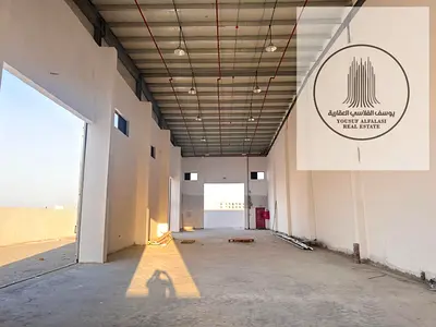 مستودع مميز للإيجار 3850 قدم كهرباء 75KW موقع ممتاز