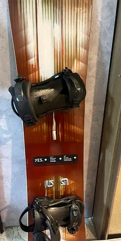 YES. The Y 157cm Snowboard + Bindings – Excellent Condition