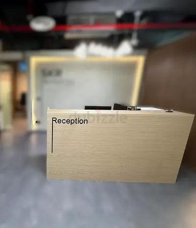 Modern Customized Reception Table – Excellent Condition