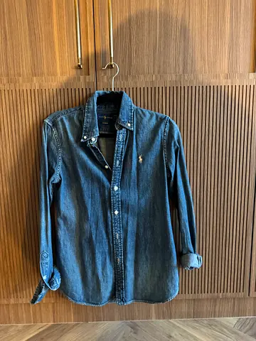 Ralf Lauren Ladies denim shirt - casual long sleeve, size S