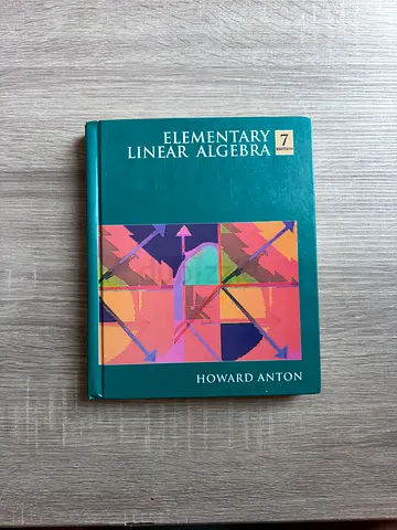 Elementary Linear Algebra (7th Edition) — Howard Anton (John Wiley & Sons)