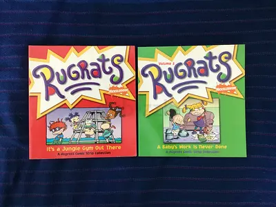 2 Rugrats Comic Strip Collection Books