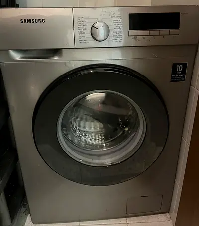 Samsung front load washing machine - 7kg, silver