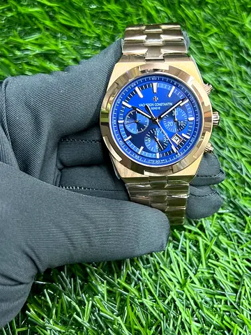 Vacheron Constanti hronograph Watch with Blue Dial