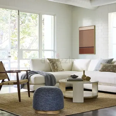 West elm Heaven Lshape sofa feather filled