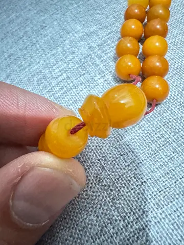 Vintage Amber Prayer Beads / Tasbih - 75 Beads