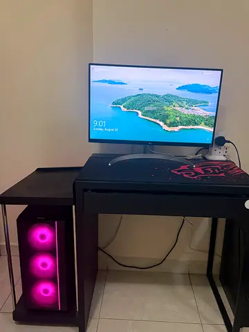 Gaming Desktop PC with LG Monitor